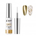 Oja semi UV/ LED Liner metalic Charm Mirror Gel de 10 ml - CHR02 GOLD (Auriu)